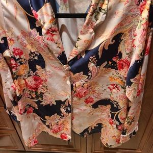 SILK Pajamas,  Oscar de la Renta, from Neiman  Marcus.